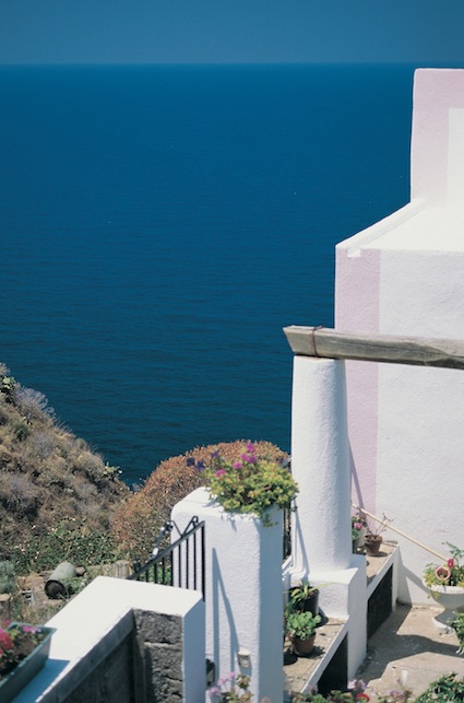 A typical house of the Aeolian islands