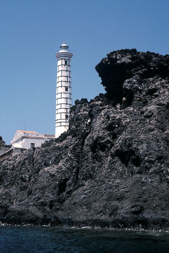 The lighthouse in Ustica