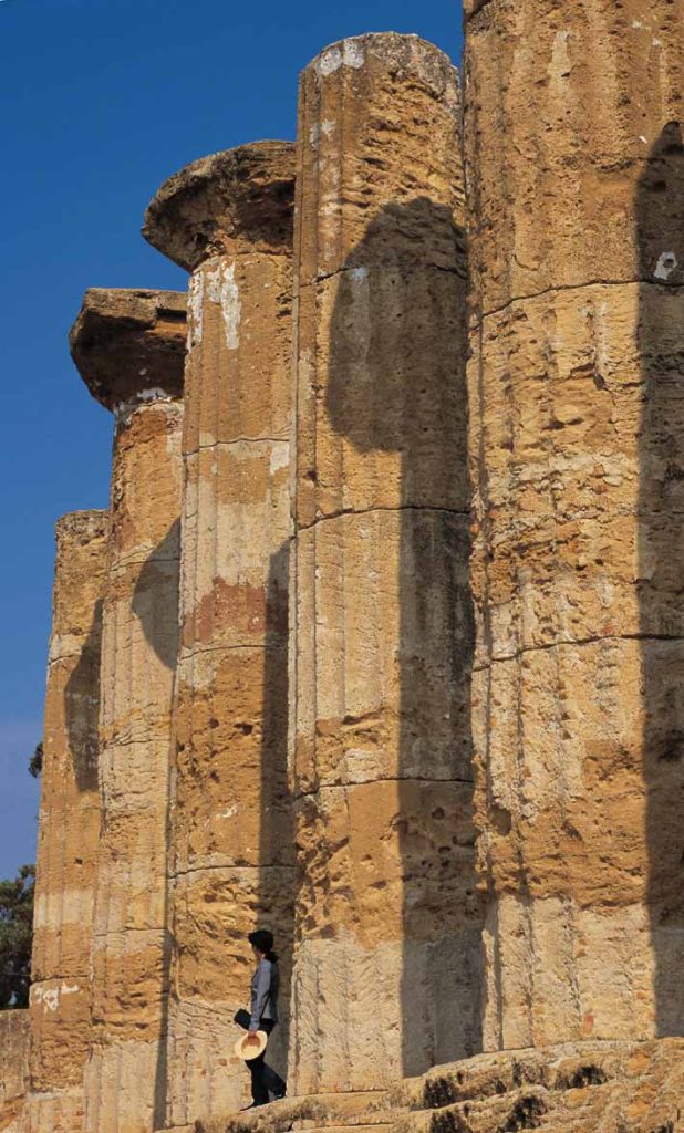 The Hercules temple in Agrigento